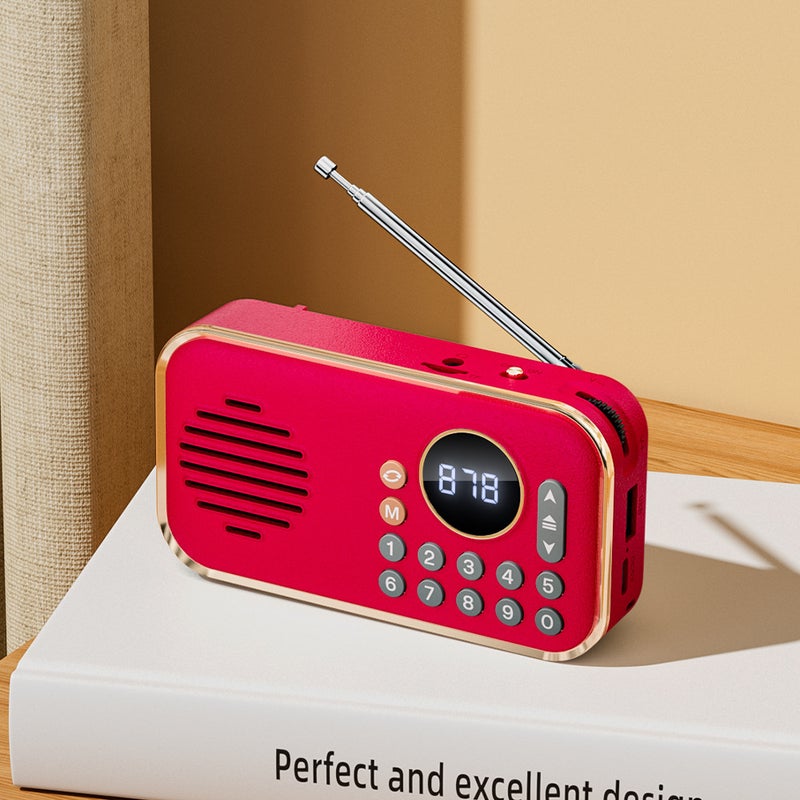 New Radio Walkman For The Elderly Bluetooth Speaker Portable Music Player Card U Disk Retro Stereo - Image 1